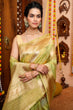 Load image into Gallery viewer, Profuse Green Organza Silk Saree With Felicitous Blouse Piece Bvipul
