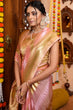 Load image into Gallery viewer, Supernal Pink Organza Silk Saree With Smashing Blouse Piece Bvipul