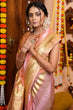 Load image into Gallery viewer, Supernal Pink Organza Silk Saree With Smashing Blouse Piece Bvipul