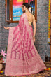 Load image into Gallery viewer, Dazzling Dark Pink Linen Silk Saree With Phenomenal Blouse Piece Bvipul
