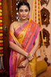 Load image into Gallery viewer, Charming Yellow Soft Banarasi Silk Saree With Deserving Blouse Piece Bvipul