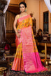 Load image into Gallery viewer, Groovy Yellow Organza Silk Saree With Prodigal Blouse Piece Bvipul