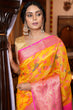 Load image into Gallery viewer, Prominent Yellow Organza Silk Saree With Snappy Blouse Piece Bvipul