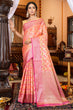 Load image into Gallery viewer, Preferable Pink Organza Silk Saree With Fantabulous Blouse Piece Bvipul