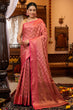 Load image into Gallery viewer, Beauteous Pink Soft Banarasi Silk Saree With Divine Blouse Piece Bvipul
