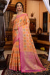 Load image into Gallery viewer, Radiant Orange Organza Silk Saree With Groovy Blouse Piece Bvipul