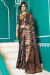Load image into Gallery viewer, extravagant Black Soft Banarasi Silk Saree With Murmurous Blouse Piece Bvipul