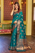 Load image into Gallery viewer, Dalliance Rama Soft Banarasi Silk Saree With Ebullience Blouse Piece Bvipul