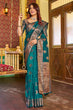 Load image into Gallery viewer, Dalliance Rama Soft Banarasi Silk Saree With Ebullience Blouse Piece Bvipul