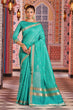 Load image into Gallery viewer, Engaging Rama Linen Cotton Silk Saree With Lagniappe Blouse Piece Bvipul