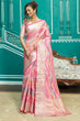 Load image into Gallery viewer, Glittering Baby Pink Organza Silk Saree With Radiant Blouse Piece Bvipul