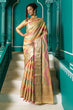 Load image into Gallery viewer, Prodigal Mustard Organza Silk Saree With Blissful Blouse Piece Bvipul