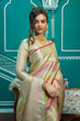 Load image into Gallery viewer, Splendorous Pista Organza Silk Saree With Inspiring Blouse Piece Bvipul