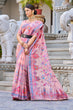 Load image into Gallery viewer, Innovative Pink Pashmina saree With Sophisticated Blouse Piece Bvipul