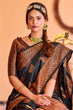 Load image into Gallery viewer, Admirable Black Soft Banarasi Silk Saree With Adorable Blouse Piece Bvipul