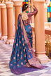 Load image into Gallery viewer, Classic Navy Blue Soft Banarasi Silk Saree With Designer Blouse Piece Bvipul