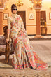 Load image into Gallery viewer, Elegant Beige Linen Silk Saree With Surpassing Blouse Piece Bvipul