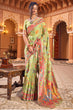 Load image into Gallery viewer, Surpassing Pista Linen Silk Saree With Flamboyant Blouse Piece Bvipul