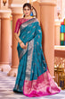 Load image into Gallery viewer, Stunner Rama Soft Banarasi Silk Saree With Enchanting Blouse Piece Bvipul