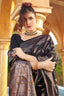 Gratifying Black Soft Banarasi Silk Saree With Felicitous Blouse Piece Bvipul