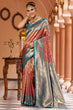 Load image into Gallery viewer, Inspiring Multicolor Kanjivaram Silk Saree With Luxuriant Blouse Piece Bvipul