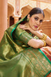 Load image into Gallery viewer, Stunner Multicolor Kanjivaram Silk Saree With Propinquity Blouse Piece Bvipul