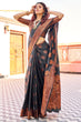 Load image into Gallery viewer, Demanding Black Banarasi Silk Saree With Pretty Blouse Piece Bvipul