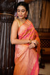 Load image into Gallery viewer, Flaunt Pink Kanjivaram Silk With Smashing Blouse Piece Bvipul