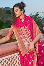 Load image into Gallery viewer, Incomparable Dark Pink Soft Silk Saree with Most Flattering Blouse Piece Bvipul