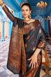 Load image into Gallery viewer, Appealing Black Banarasi Silk Saree With Desiring Blouse Piece Bvipul