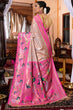 Load image into Gallery viewer, Blooming Baby Pink Paithani Silk Saree With Surpassing Blouse Piece Bvipul