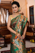 Load image into Gallery viewer, Demanding Brown Paithani Silk Saree With Impressive Blouse Piece Bvipul