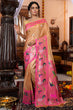 Load image into Gallery viewer, Capricious Peach Paithani Silk Saree With Beauteous Blouse Piece Bvipul