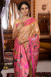 Load image into Gallery viewer, Capricious Peach Paithani Silk Saree With Beauteous Blouse Piece Bvipul