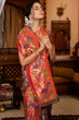 Load image into Gallery viewer, Flaunt Wine Paithani Silk Saree With Elision Blouse Piece Bvipul