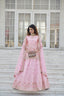 Baby Pink Color Gota Patti Work Designer Lehenga Suit Clothsvilla