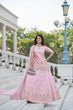 Load image into Gallery viewer, Baby Pink Color Gota Patti Work Designer Lehenga Suit Clothsvilla