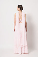 Load image into Gallery viewer, Baby Pink Georgette Crush Pattern On Lehenga Choli ClothsVilla.com