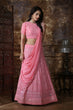 Load image into Gallery viewer, Beautiful Dusty Pink Georgette Thread and Sequence Embroidered Lehenga Choli ClothsVilla