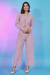 Load image into Gallery viewer, Beautiful Pink Fancy Fabric Self Design Co-Ord Set Collection ClothsVilla