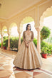 Load image into Gallery viewer, Beautiful Sequence Work Beige With Multicolor Gown With Koti Clothsvilla