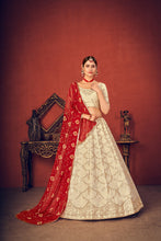Load image into Gallery viewer, Beige Designer Lehenga Choli With High Quality Embroidery Sequence Work Wedding Lehenga Choli Party Wear Lehenga Choli Indian Women,Lengha ClothsVilla