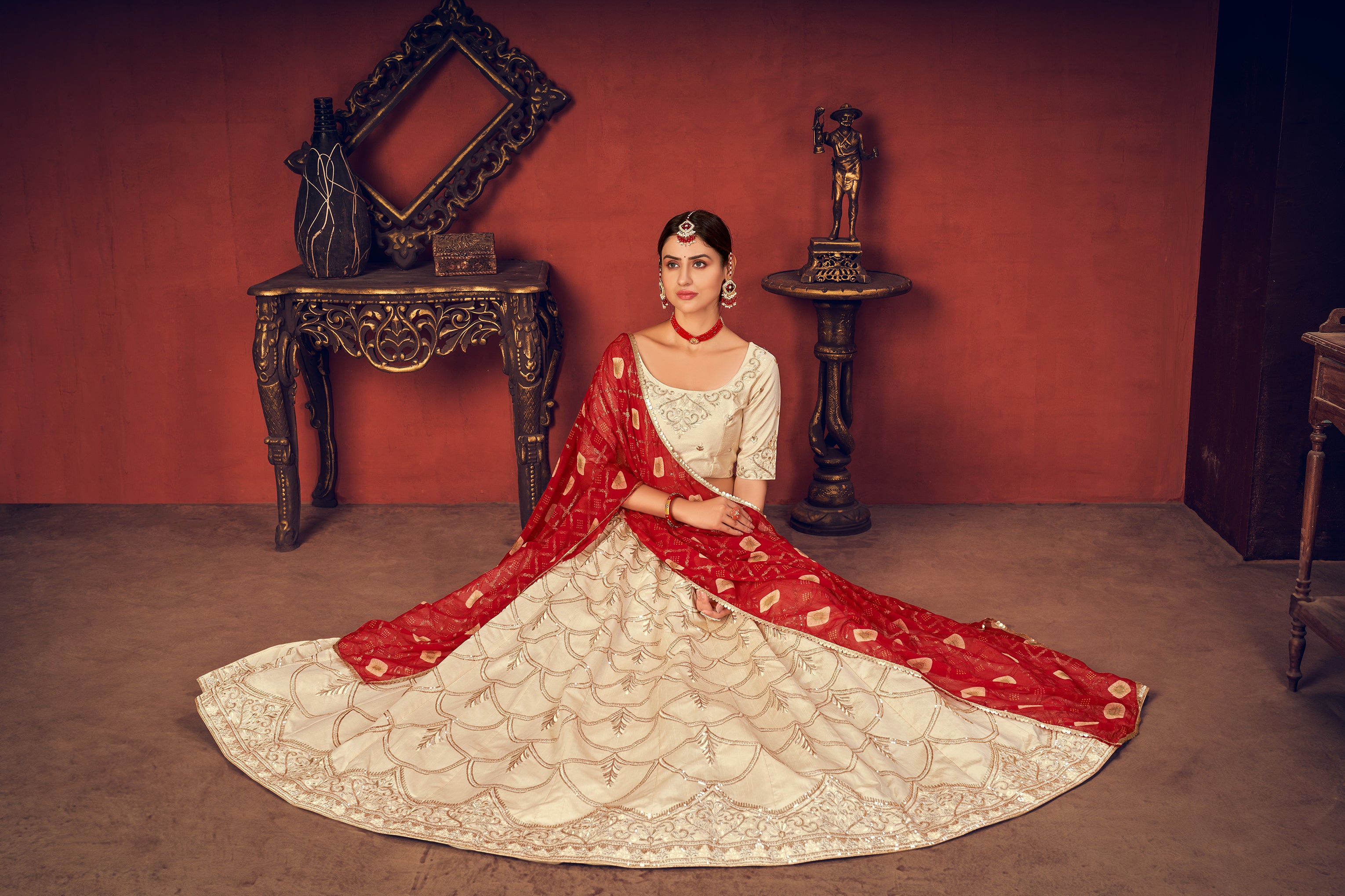 Beige Designer Lehenga Choli With High Quality Embroidery Sequence Work Wedding Lehenga Choli Party Wear Lehenga Choli Indian Women,Lengha ClothsVilla