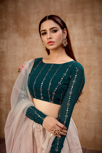 Beige Embroidered Art Silk Wedding Wear Lehenga Choli ClothsVilla