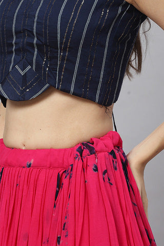 Best Indian Designer Traditional Silk Pink Lehenga Choli Collection ClothsVilla.com