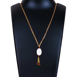 Big Gold-plated Pearl Brass Pendant Gold-plated Pearl Brass Pendant ClothsVilla