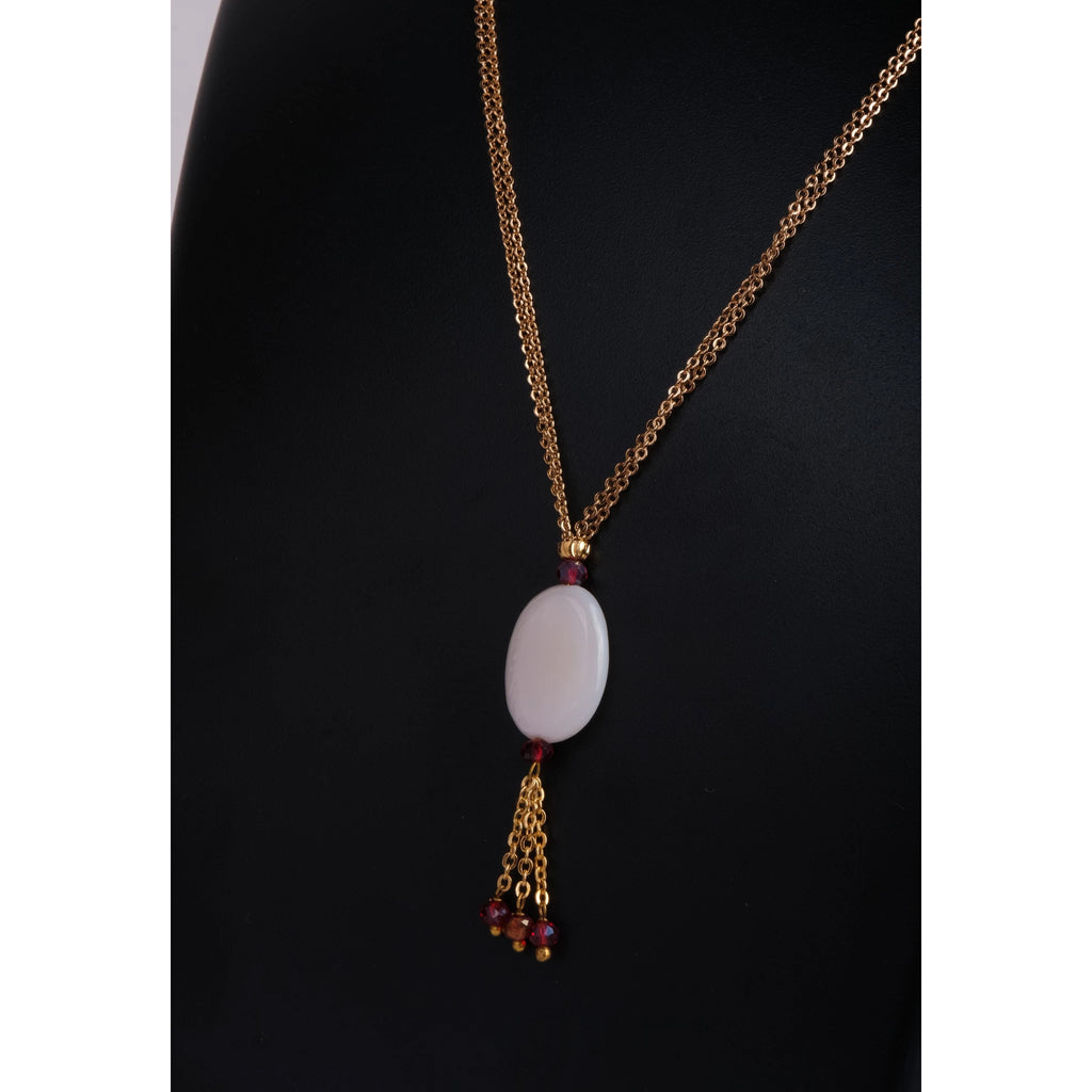 Big Gold-plated Pearl Brass Pendant Gold-plated Pearl Brass Pendant ClothsVilla