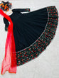 Load image into Gallery viewer, Black Anarkali Gown in Faux Georgette with Embroidery Sequence Work ClothsVilla