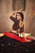 Load image into Gallery viewer, Black Designer Mirror Work with Embroidered Chaniya choli for Navratri Festival ClothsVilla.com