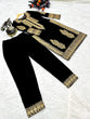Load image into Gallery viewer, Black Salwar Suit in Velvet with Embroidery and Sequence Work ClothsVilla.com